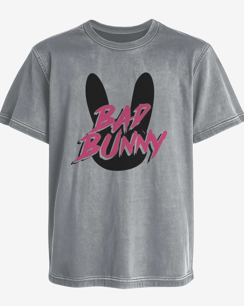 Polera desgastada Bad Bunny