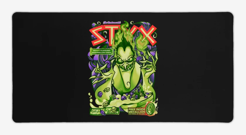Mouse pad Gamer Negro de The Underworld Styx 