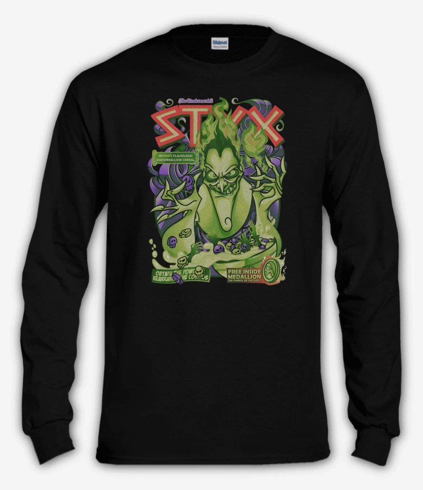 Polera manga larga Negro de The Underworld Styx 