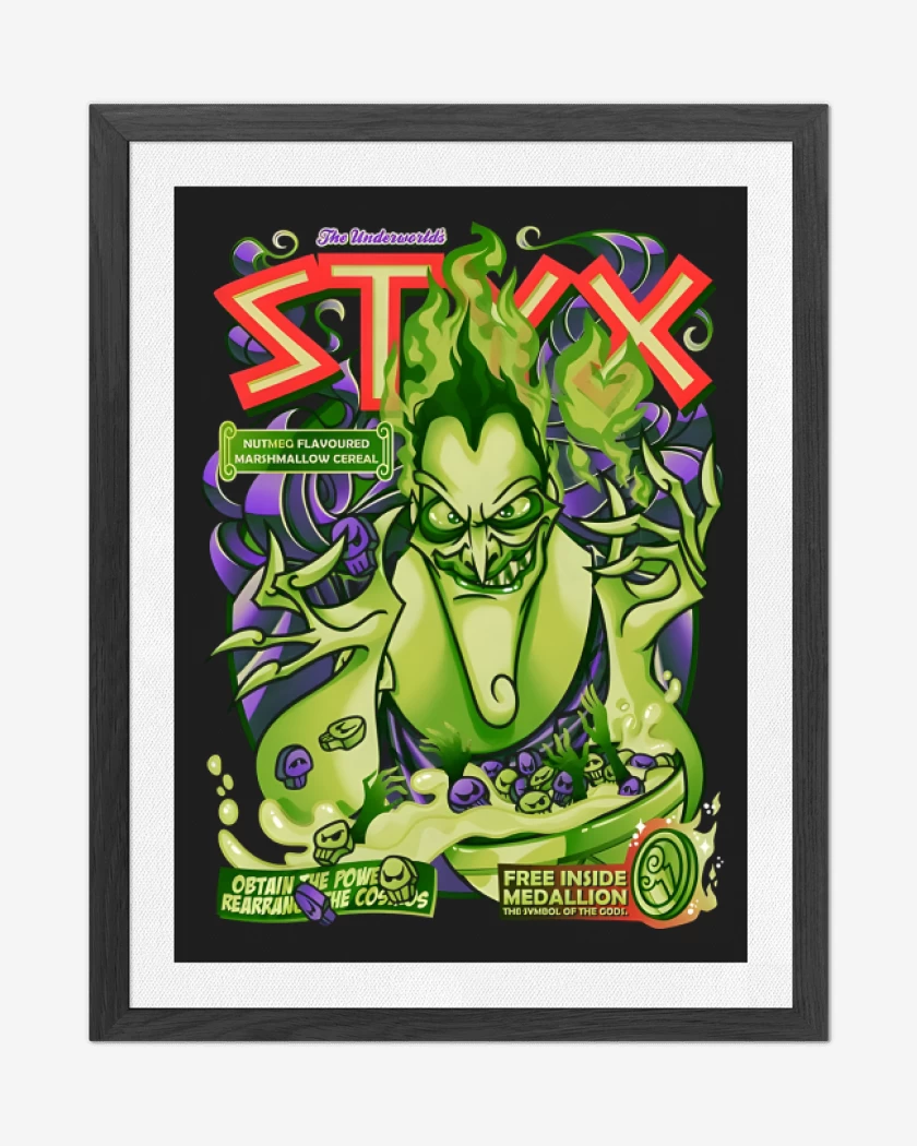 Cuadro decorativo Negro de The Underworld Styx 