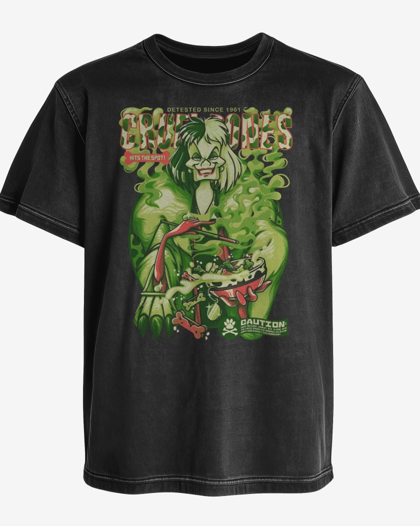 Polera desgastada Cruel Bones