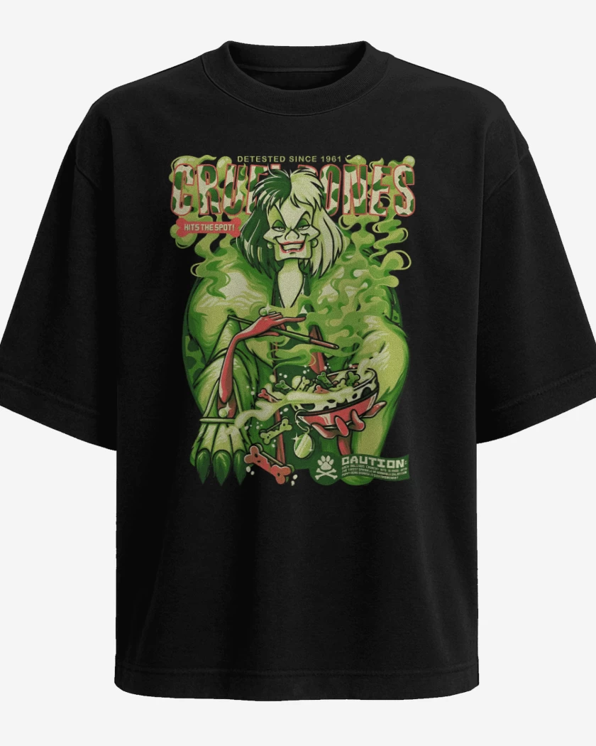 Polera Oversize Cruel Bones