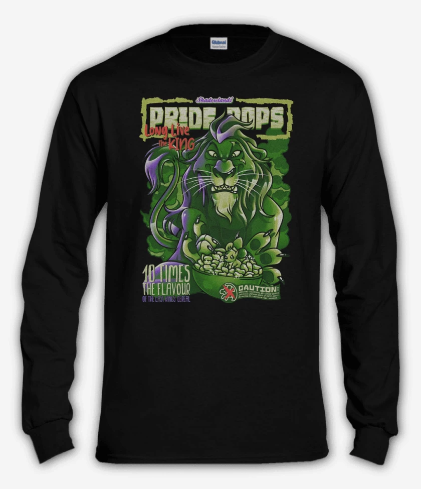 Polera manga larga Negro de Shadowlands