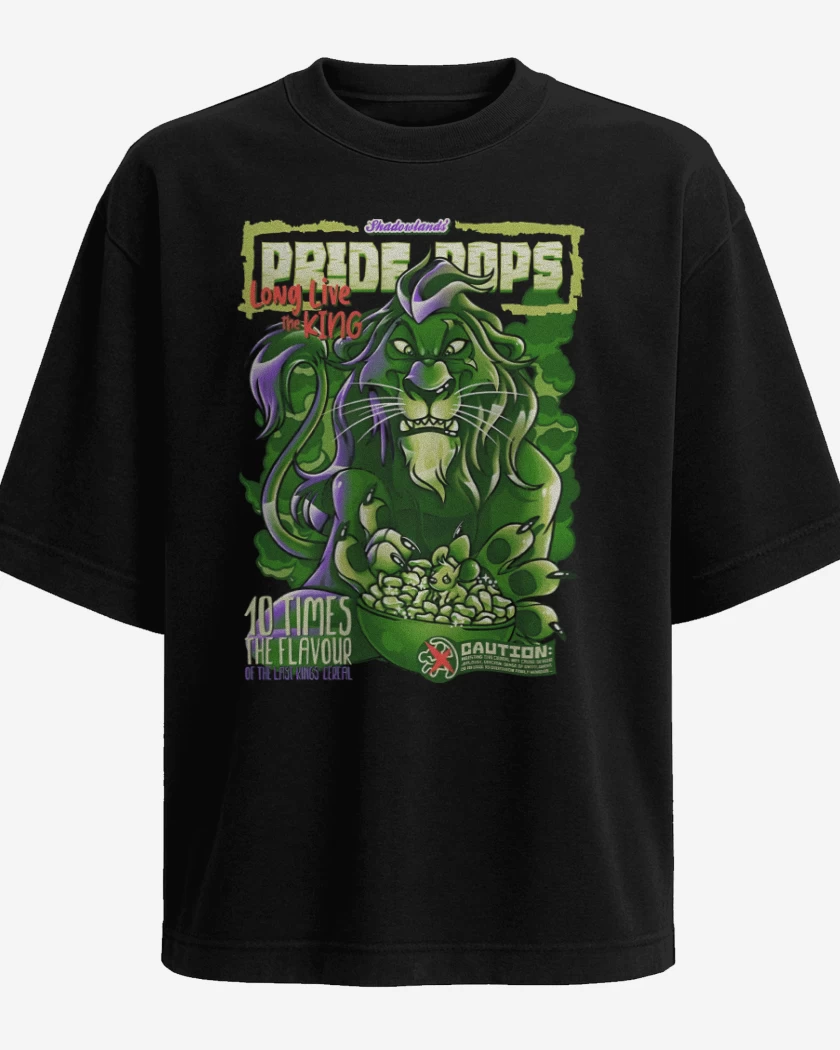 Polera Oversize Negro de Shadowlands