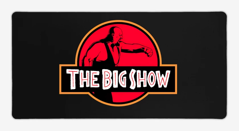 Mouse pad Gamer Negro de The big Show