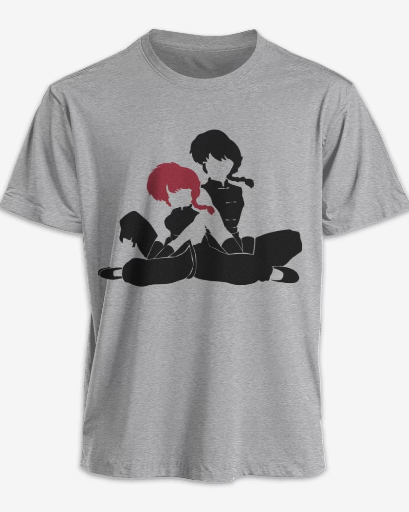 Polera Gris Melange de Ranma