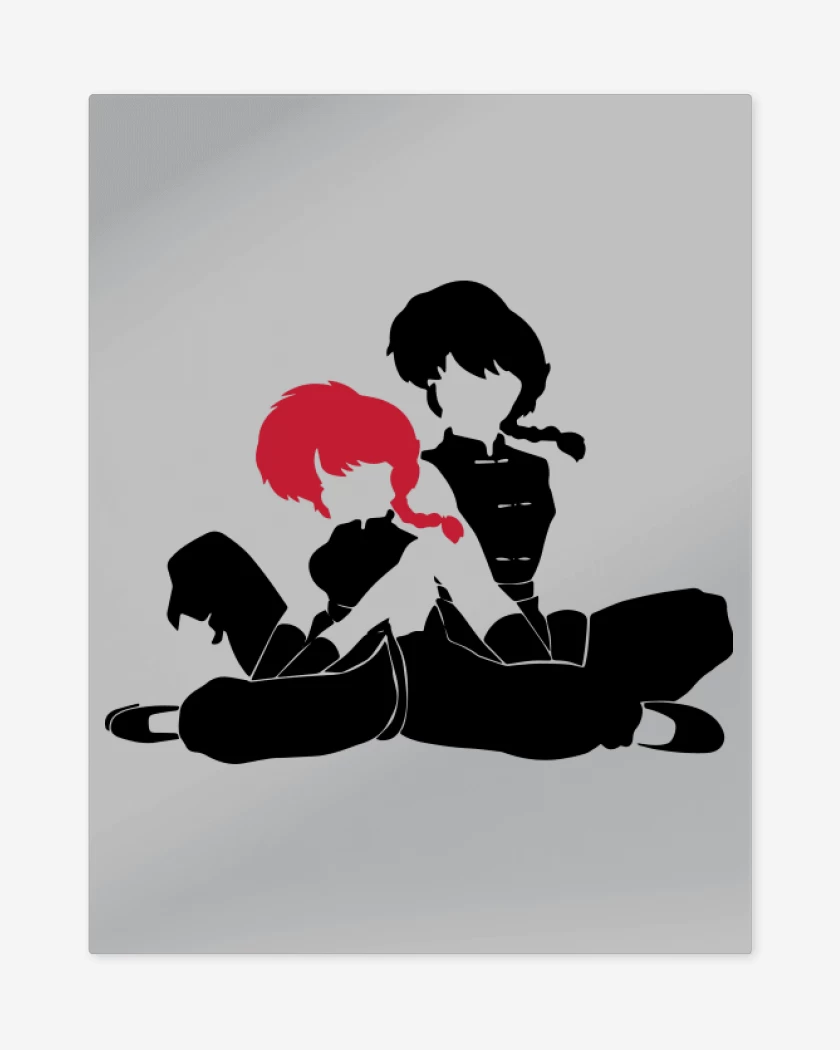 Print metalico Gris Melange de Ranma