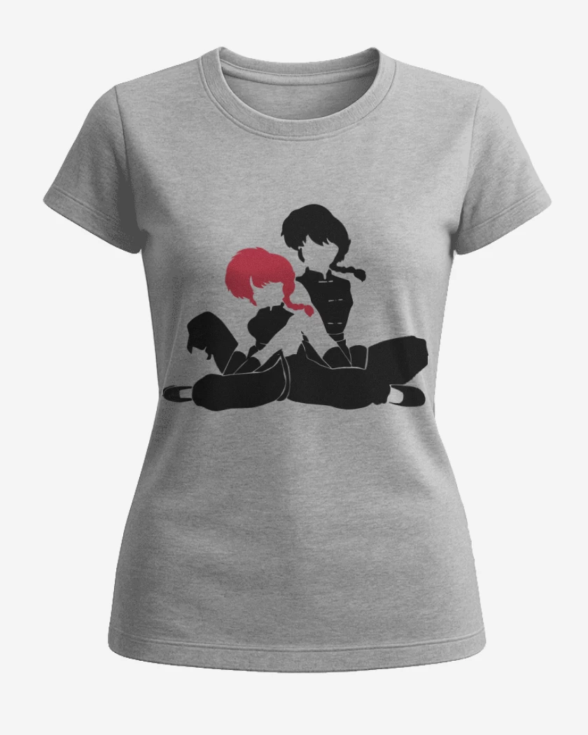 Polera de Mujer Gris Melange de Ranma