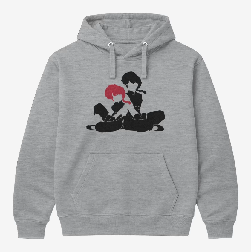 Polerón Canguro Gris Melange de Ranma