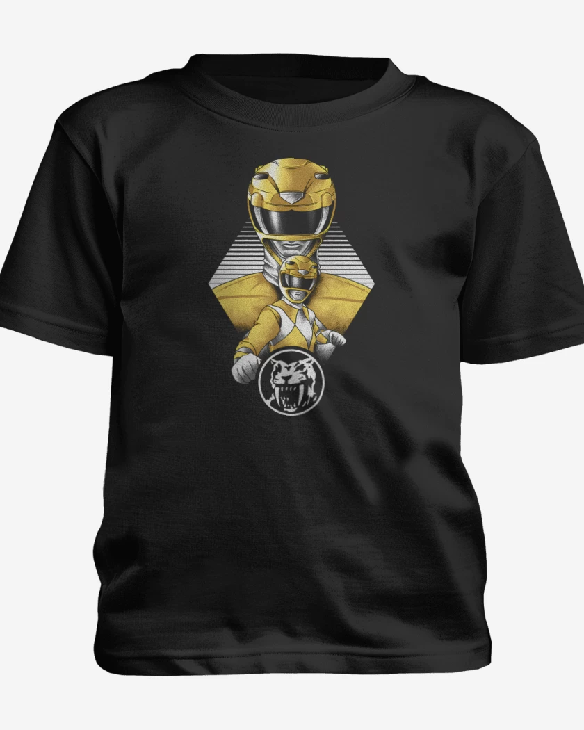 Polera de niño Negro de Yellow Ranger