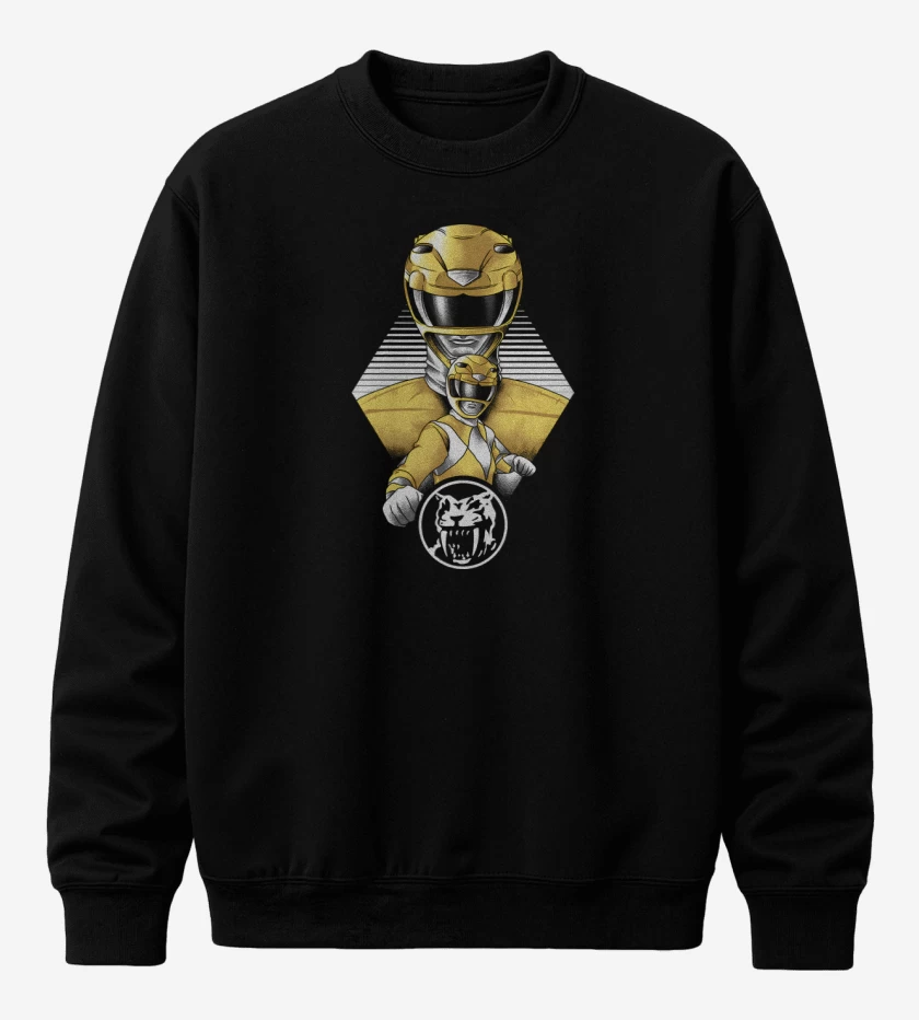 Poleron polo Negro de Yellow Ranger