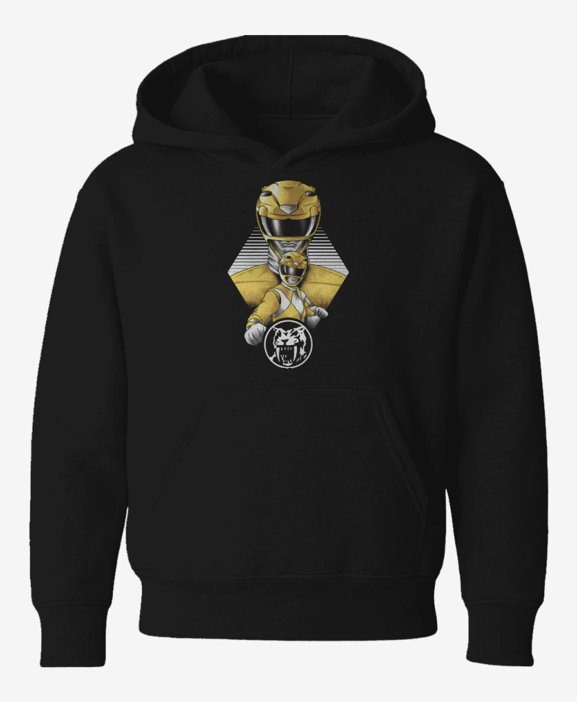 Poleron de niño Negro de Yellow Ranger