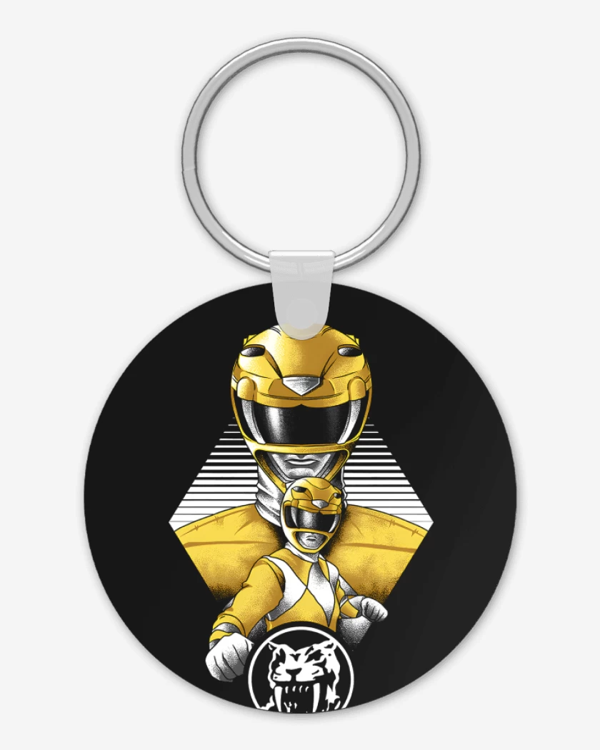 Llavero Negro de Yellow Ranger