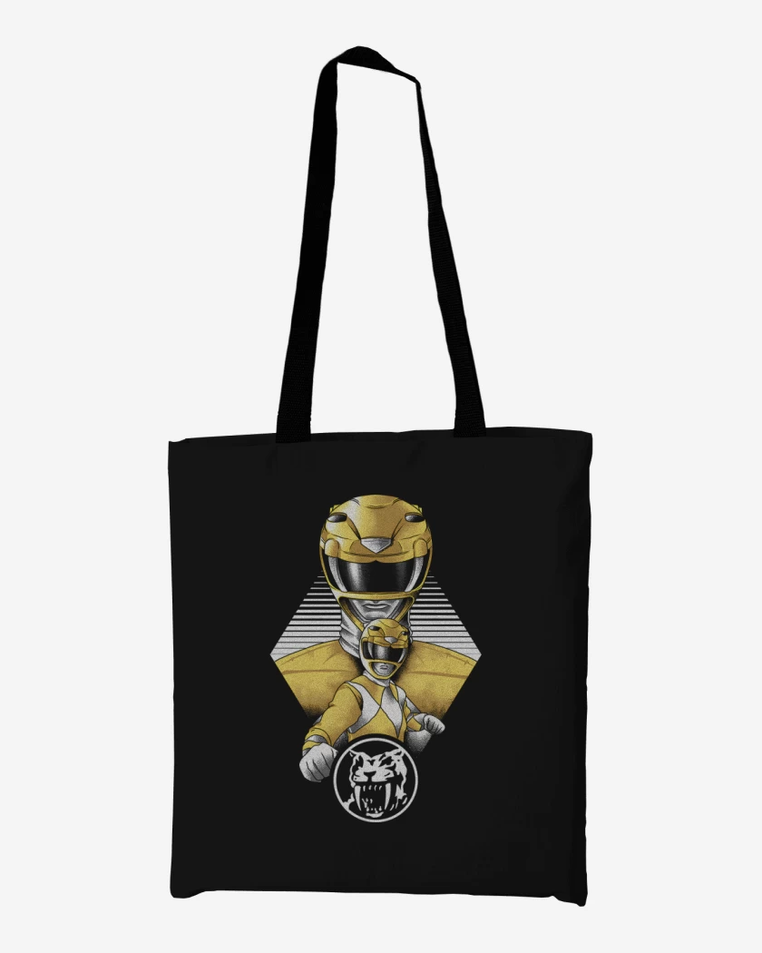 Totebag Negro de Yellow Ranger