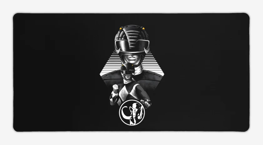 Mouse pad Gamer Black Ranger