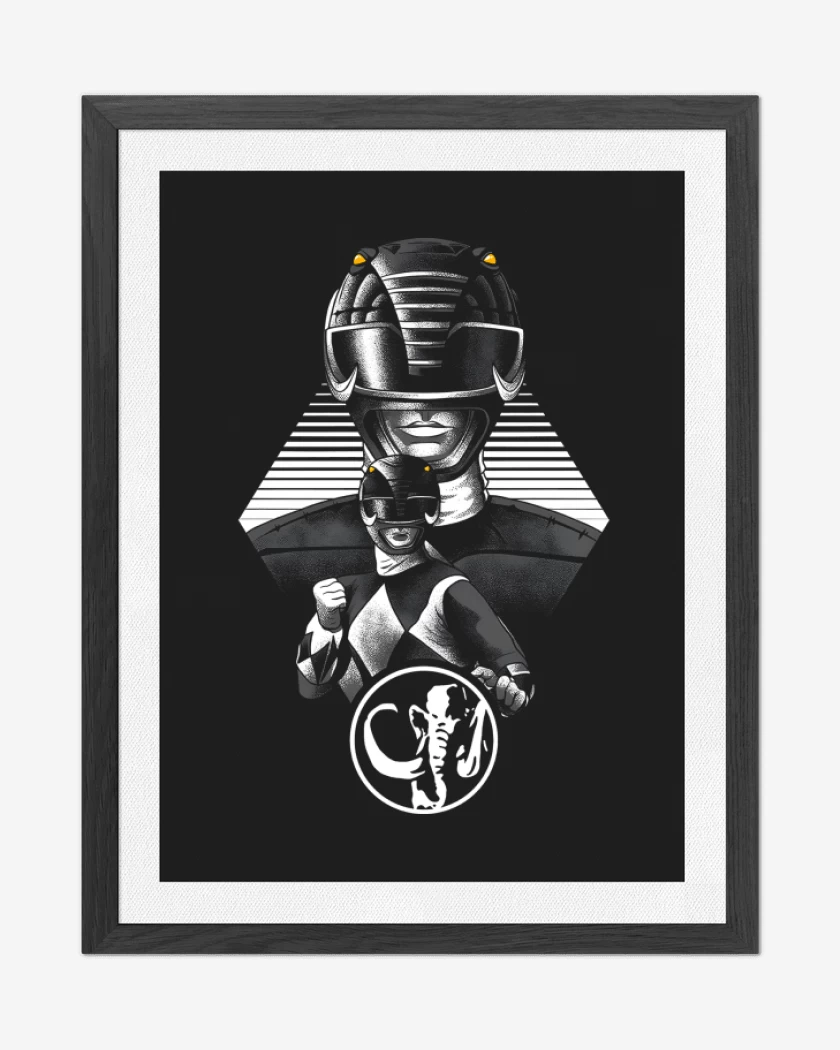 Cuadro decorativo Negro de Black Ranger