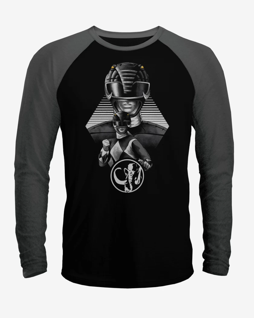 Polera Raglan Black Ranger