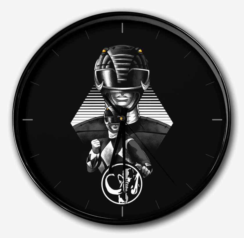 Reloj Negro de Black Ranger