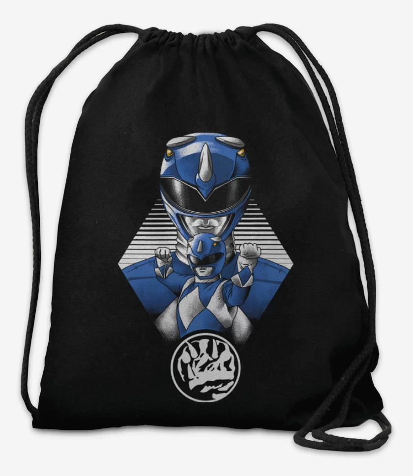 Mochila Negro de Blue Ranger 