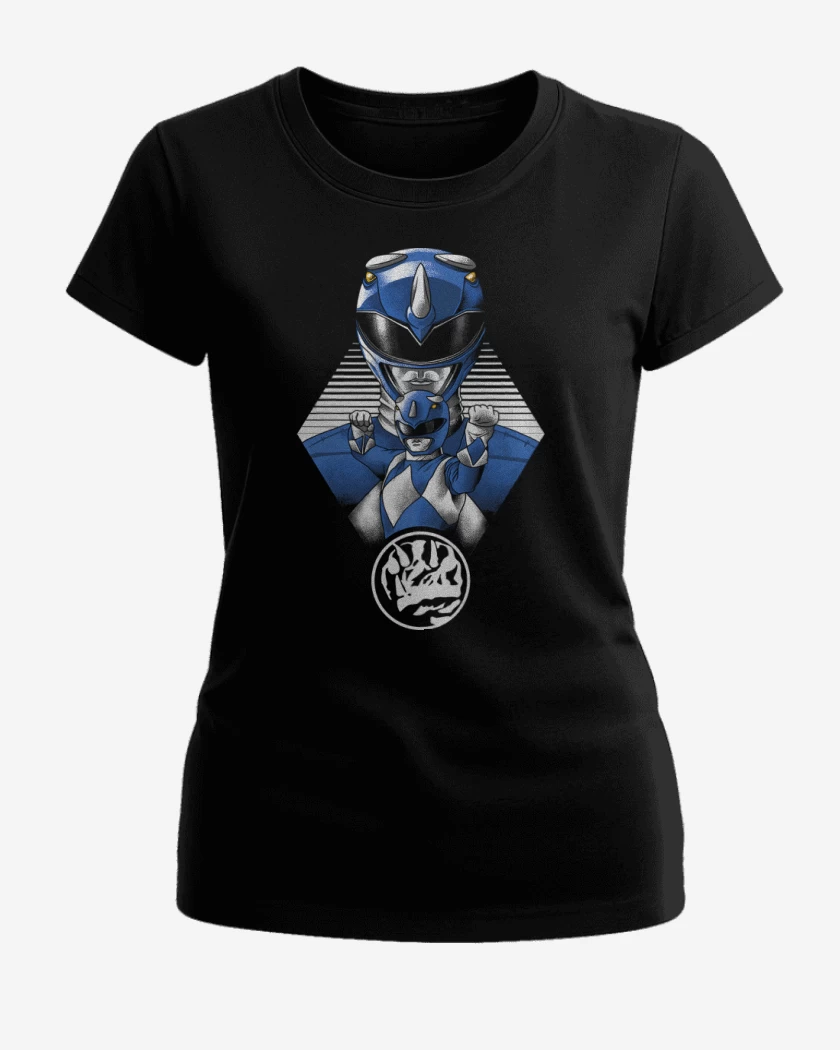 Polera de Mujer Negro de Blue Ranger 