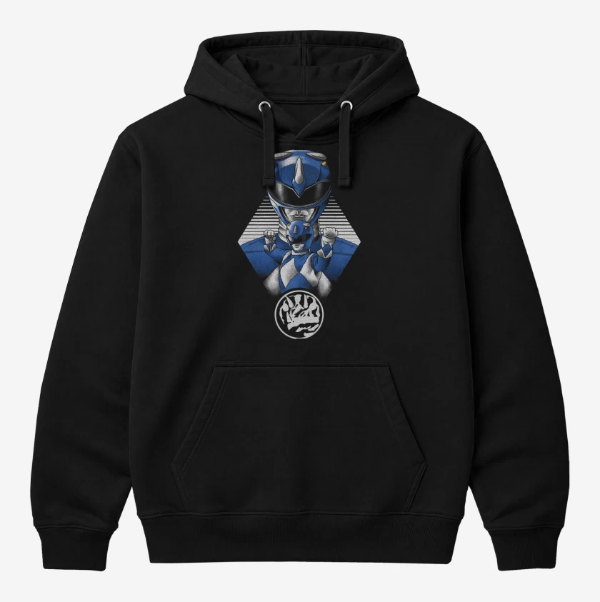 Polerón Canguro Negro de Blue Ranger 