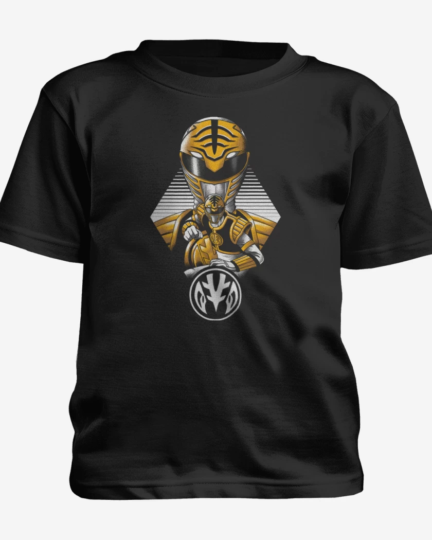 Polera de niño Negro de White Ranger