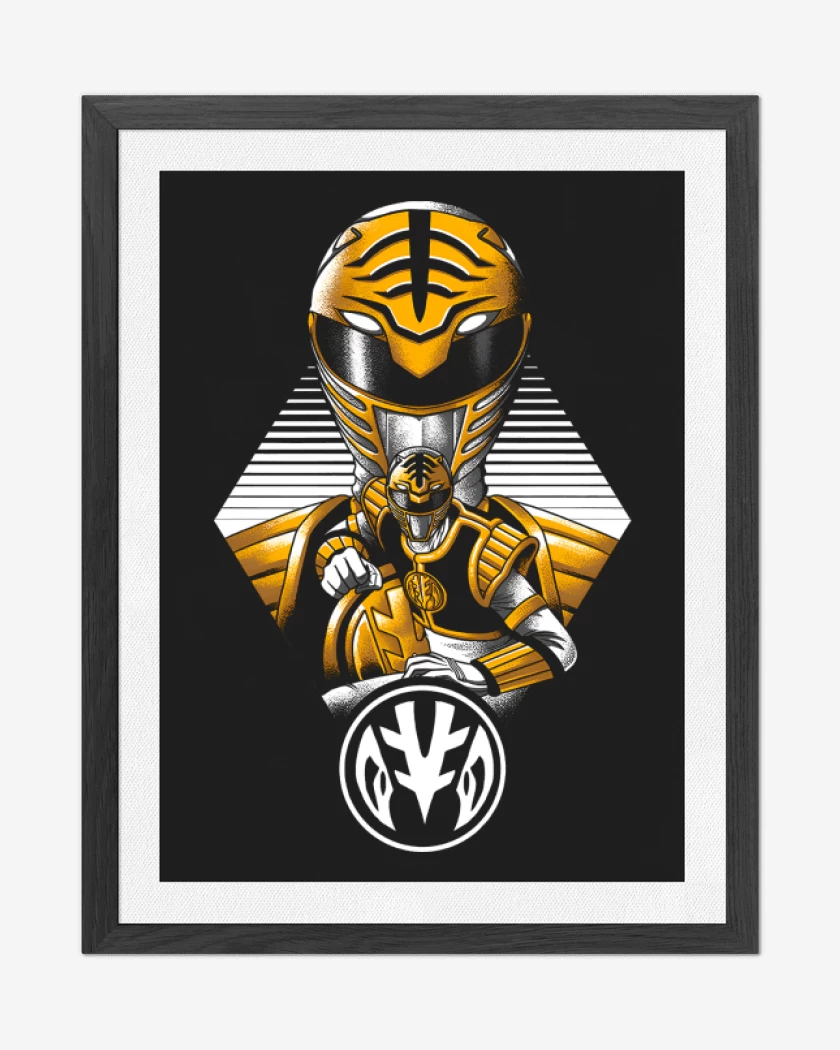 Cuadro decorativo Negro de White Ranger