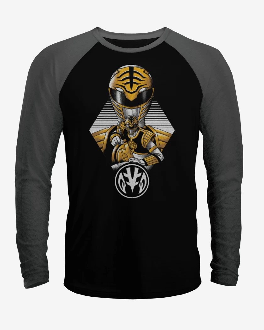 Polera Raglan White Ranger