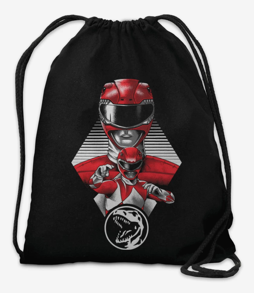 Mochila Negro de Red Ranger