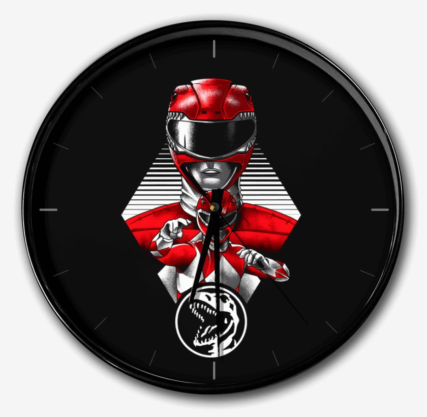 Reloj Negro de Red Ranger