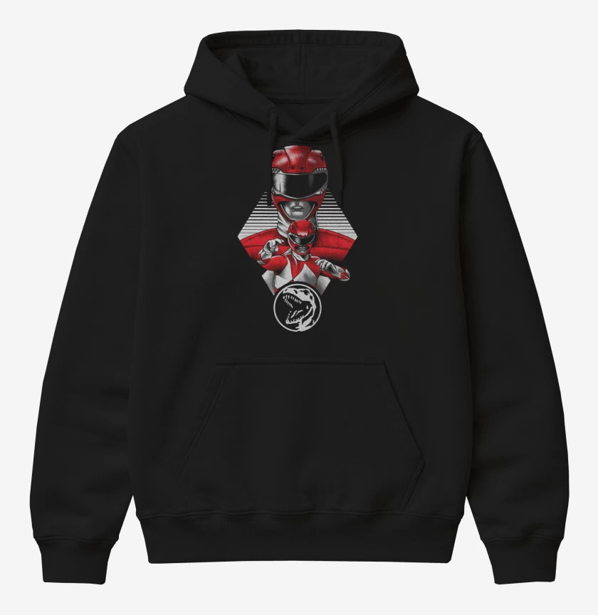 Poleron Canguro básico Negro de Red Ranger