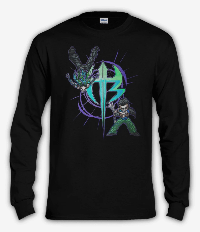 Polera manga larga Negro de Hardy Boys 