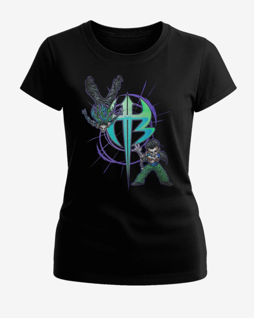 Polera de Mujer Negro de Hardy Boys 