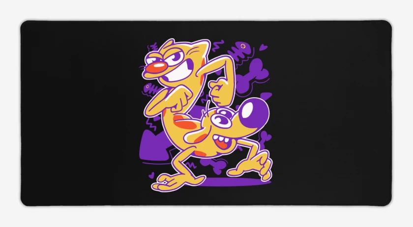 Mouse pad Gamer Cat Dog 