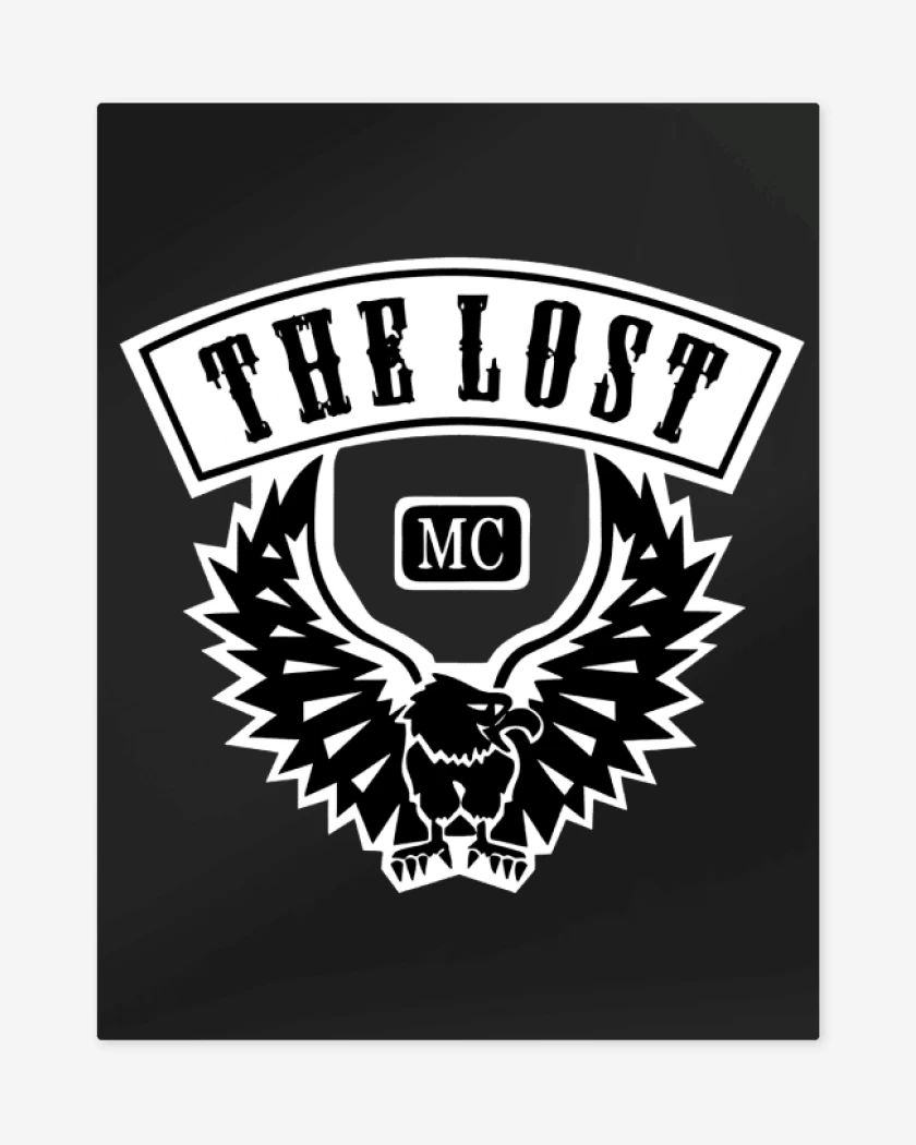 Print metalico Negro de The Lost MC