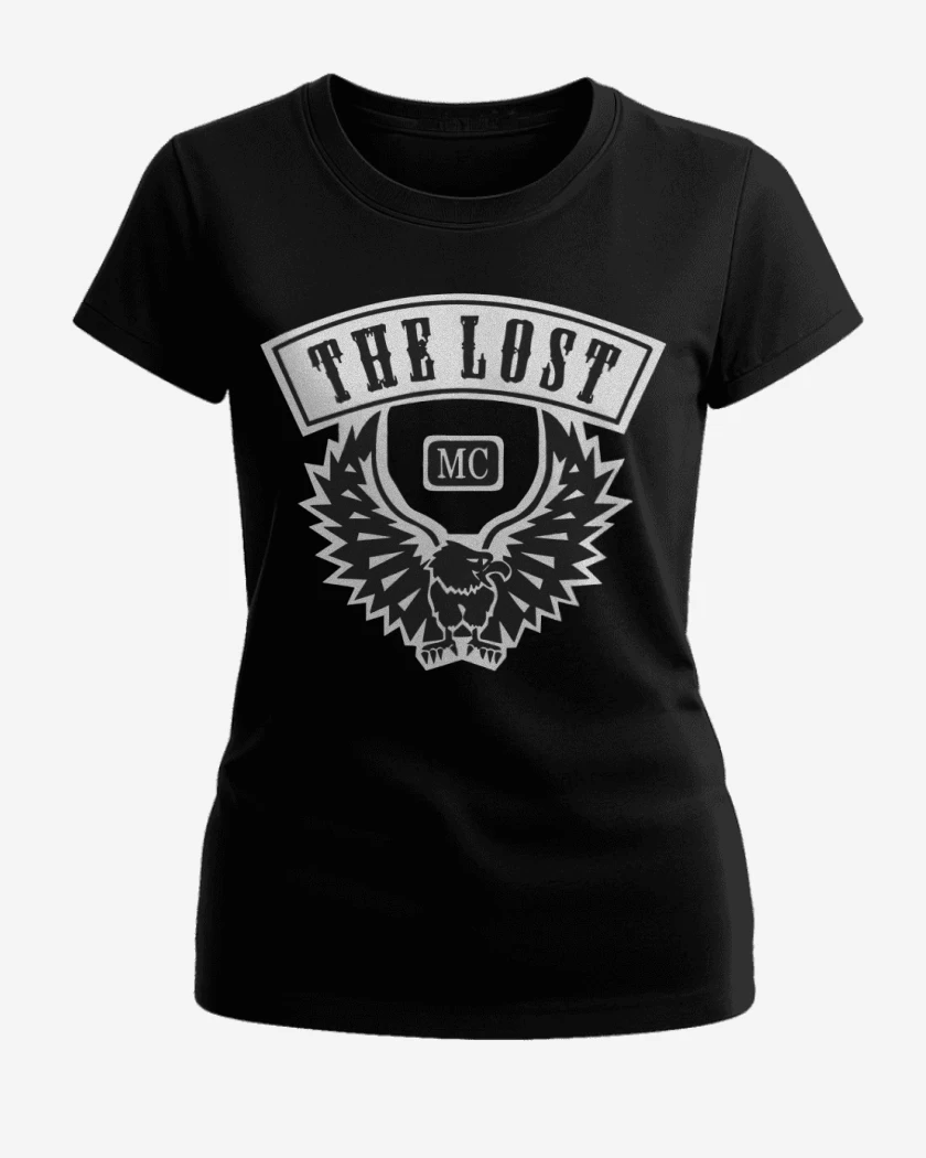 Polera de Mujer Negro de The Lost MC