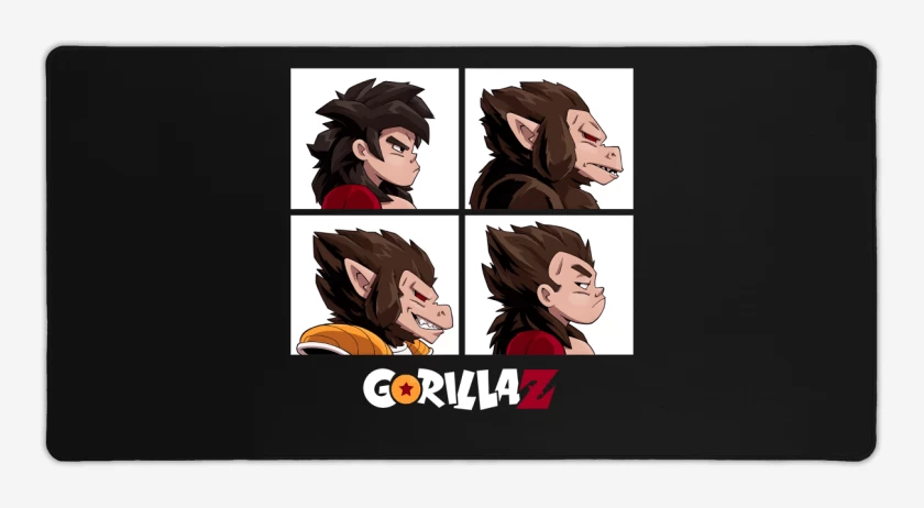 Mouse pad Gamer Negro de GorilaZ