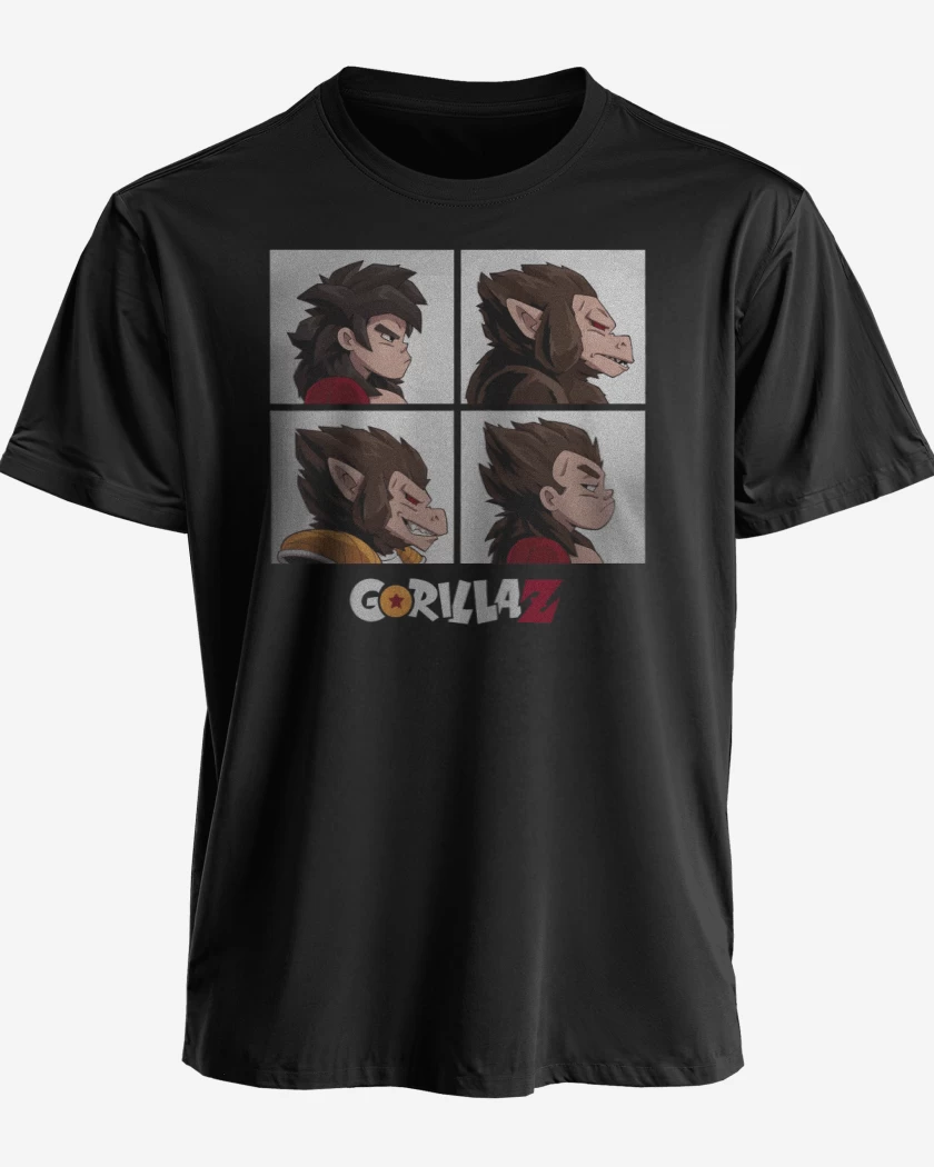 Polera Negro de GorilaZ