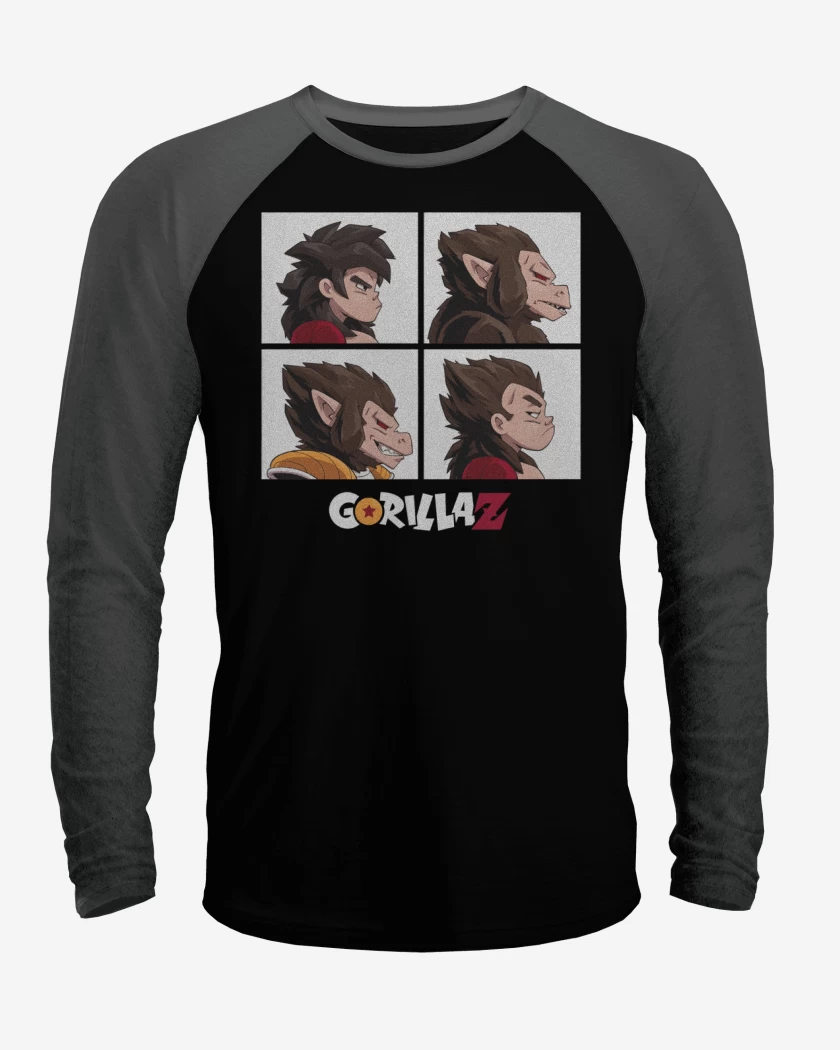 Polera Raglan GorilaZ