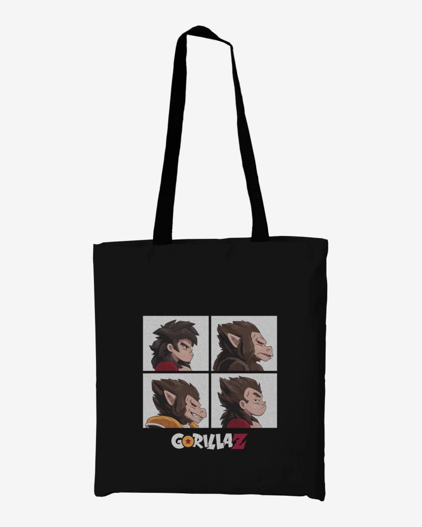 Totebag Negro de GorilaZ