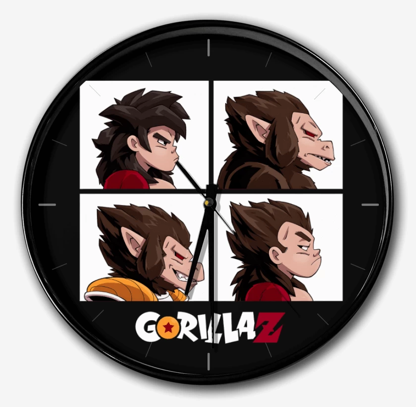 Reloj Negro de GorilaZ