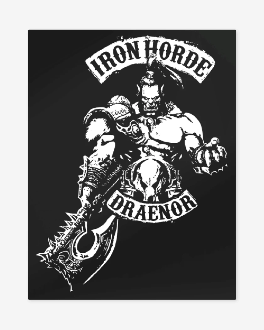 Print metalico Horda de hierro