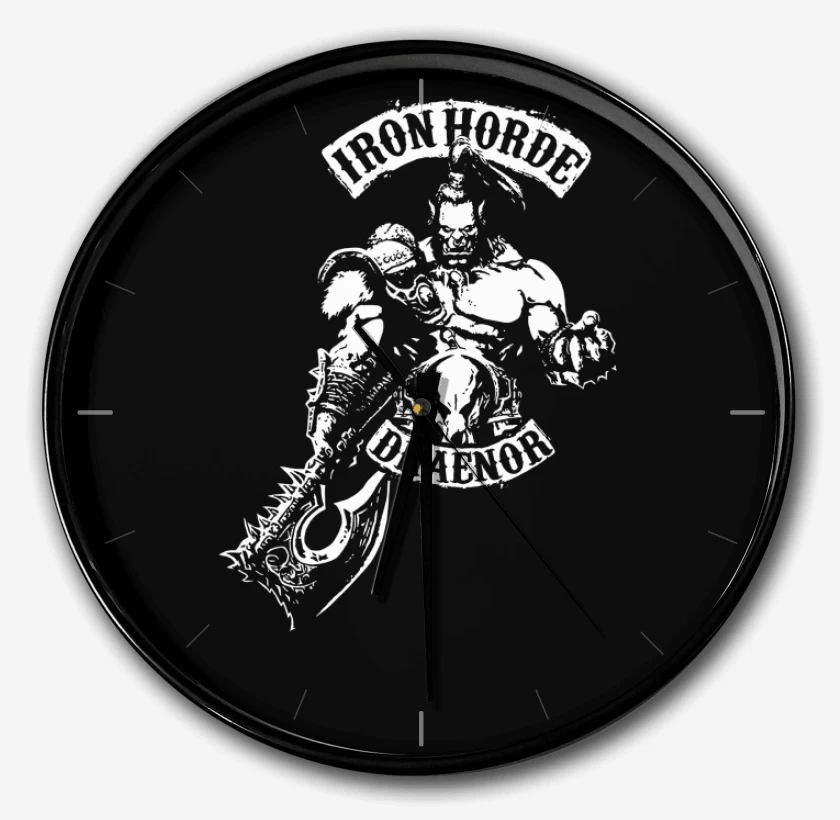 Reloj Negro de Horda de hierro