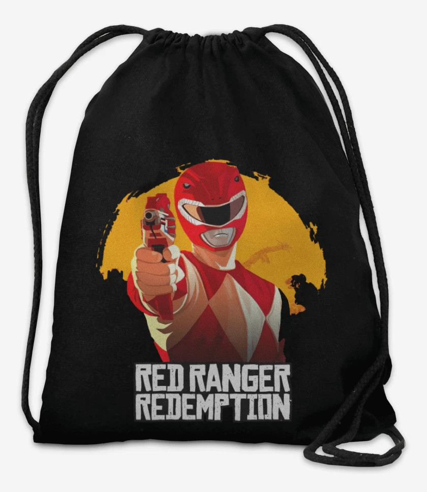 Mochila Negro de Red ranger redemption