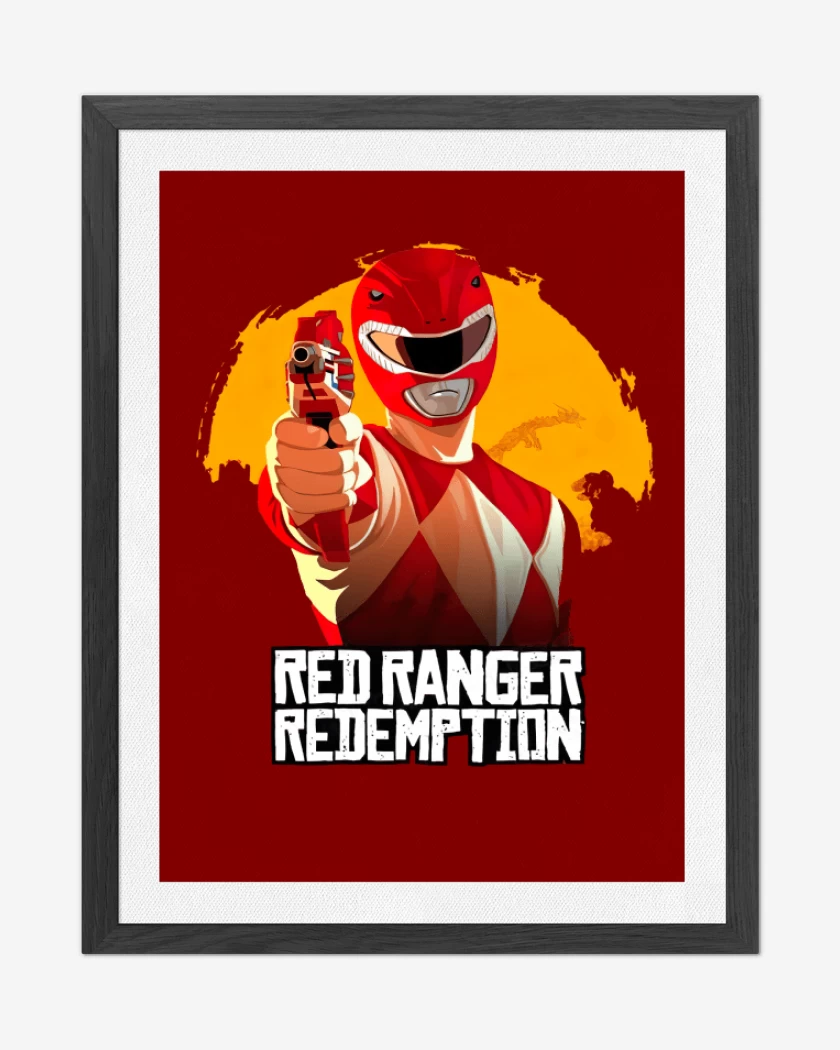 Cuadro decorativo Red ranger redemption