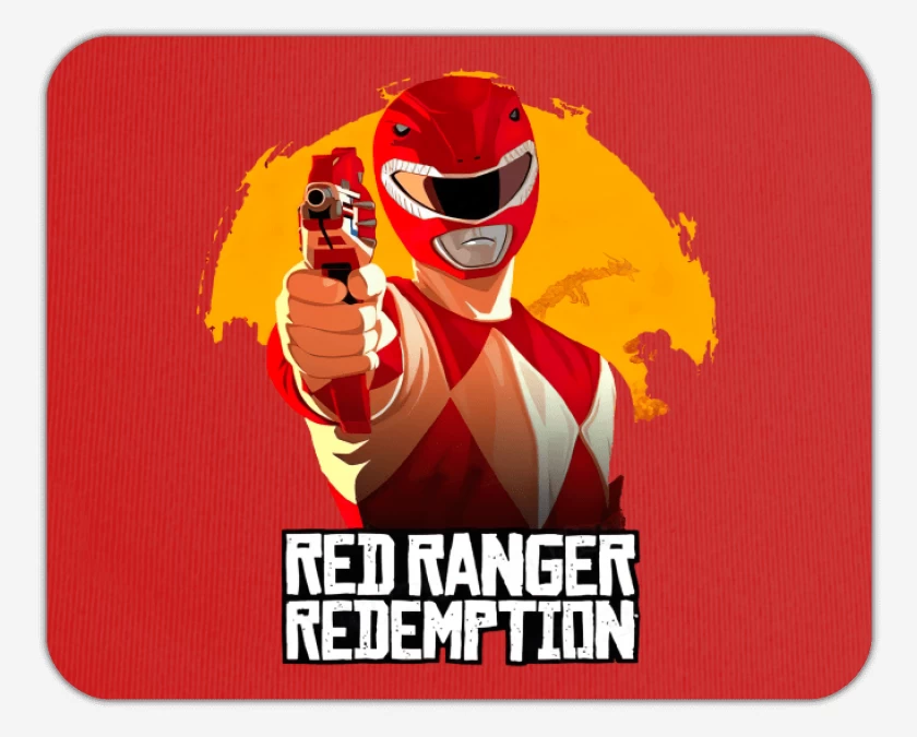 Mousepad Red ranger redemption