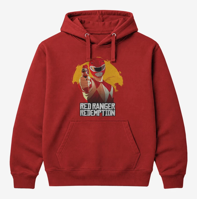 Polerón Canguro Rojo de Red ranger redemption