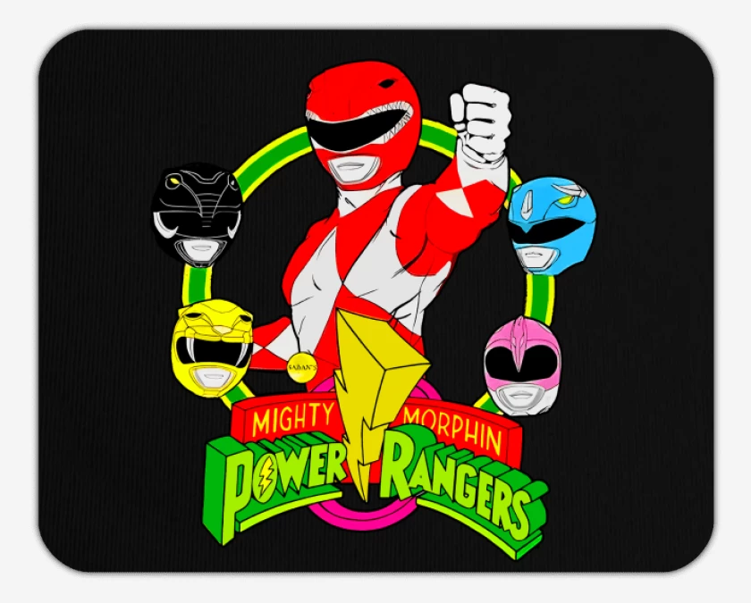 Mousepad Power rangers 