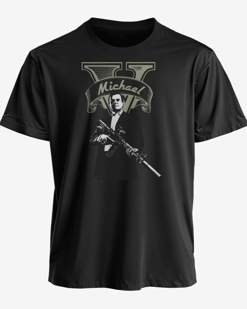 Polera premium Negro de Michael