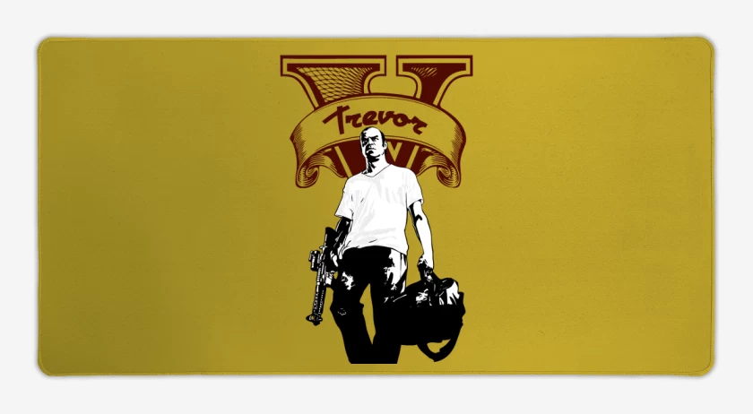 Mouse pad Gamer Amarillo de Trevor